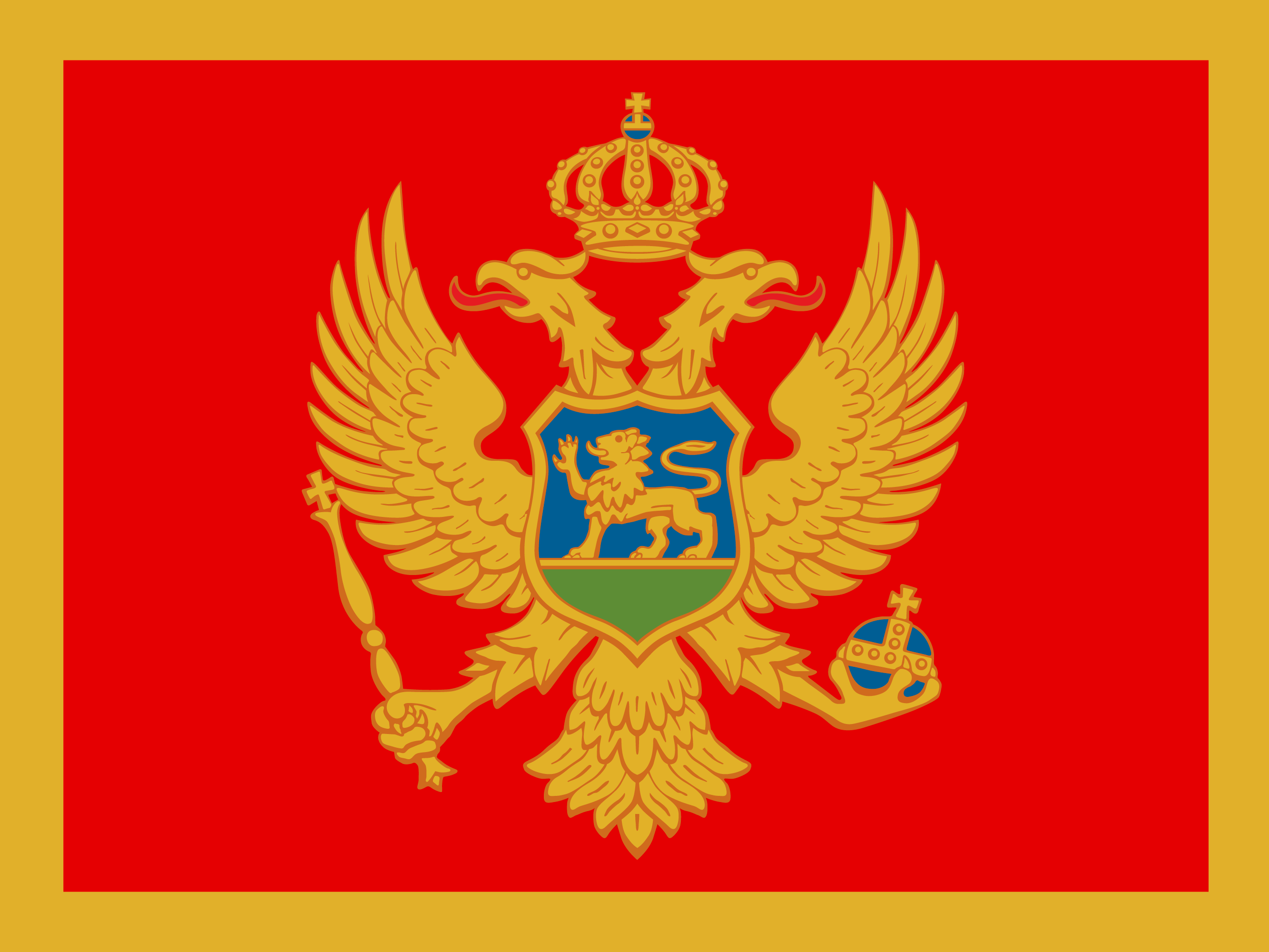 Bendera ya Montenegro