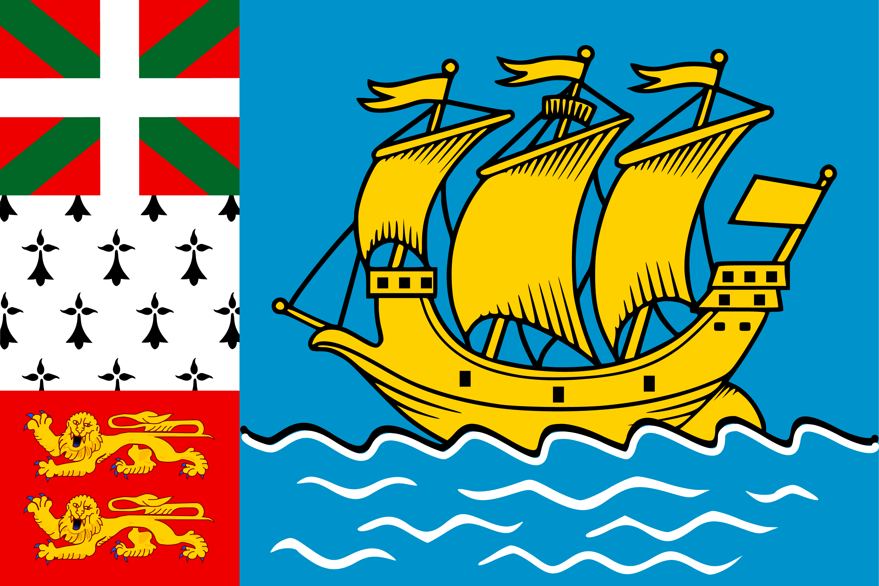 Bendera ya Saint Pierre na Miquelon