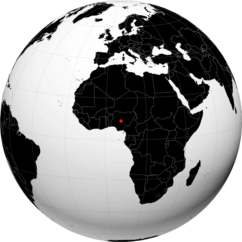 Abuja kwenye globu
