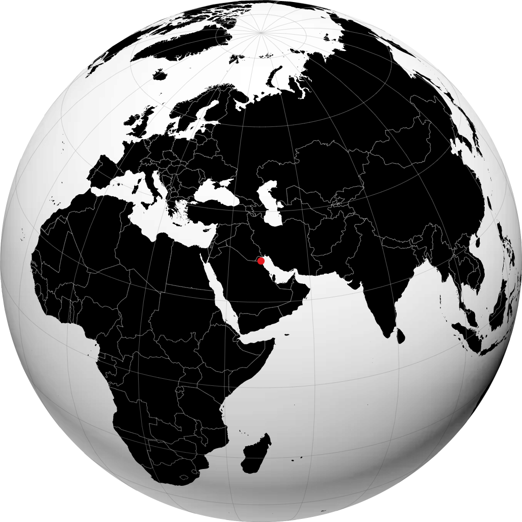 Al Ahmadi kwenye globu