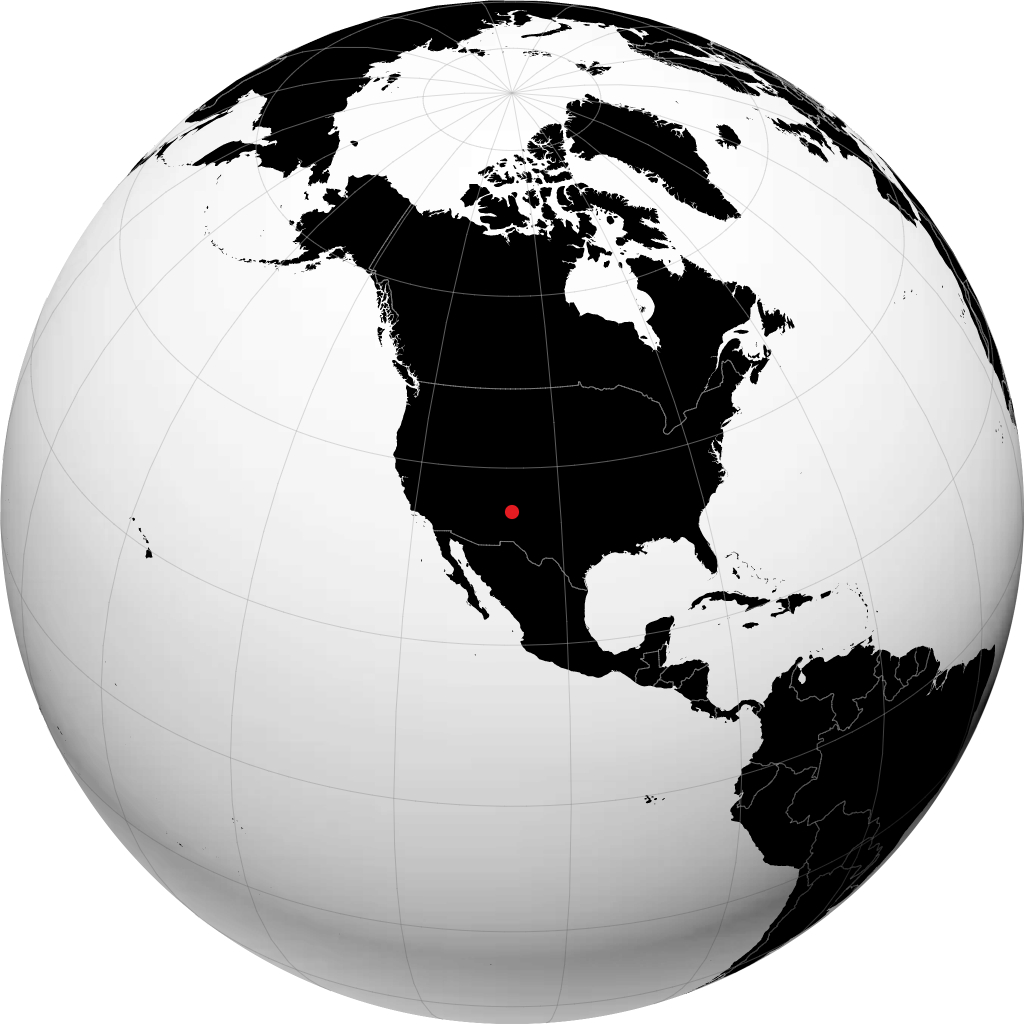 Albuquerque kwenye globu