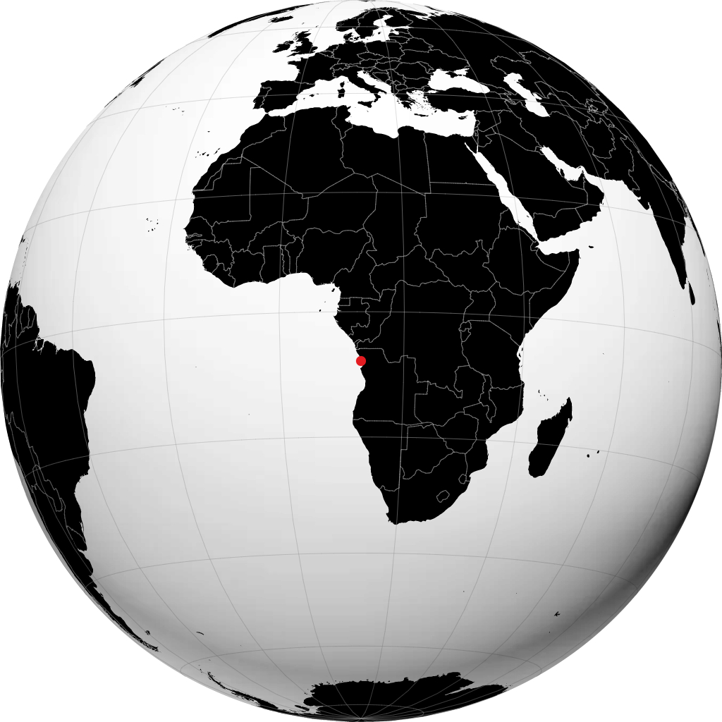 Ambriz kwenye globu