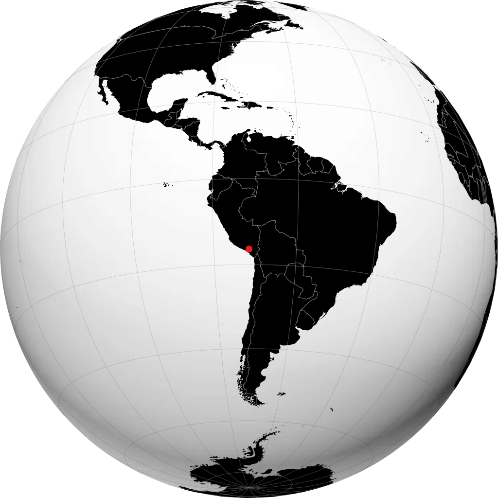 Arequipa kwenye globu