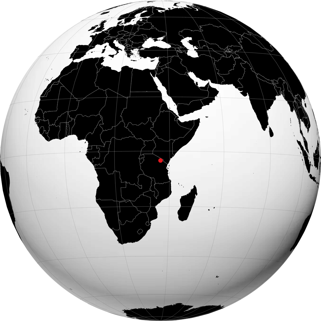 Arusha kwenye globu