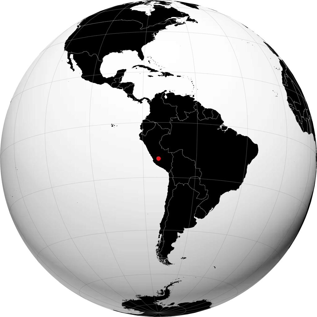 Ayacucho kwenye globu