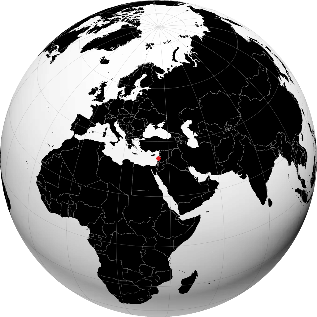 Beirut kwenye globu