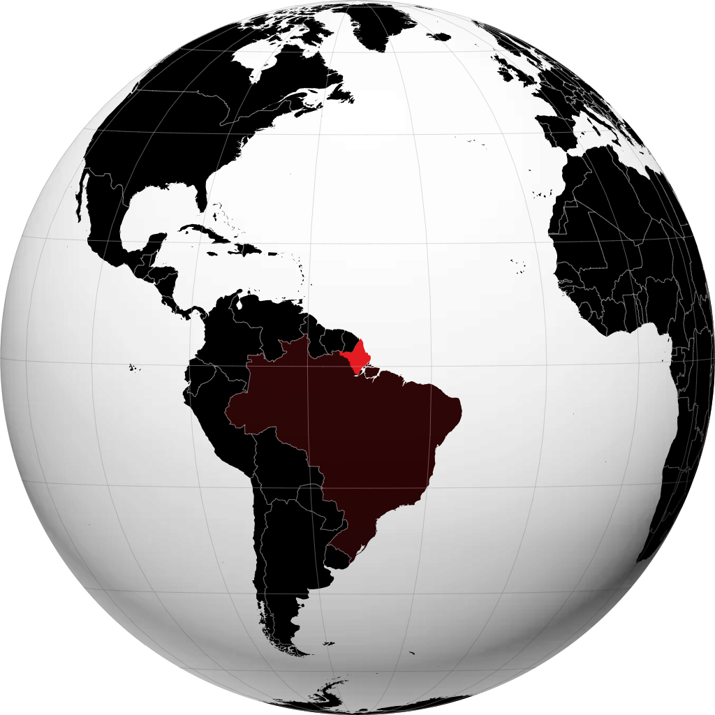 Jimbo la Amapá kwenye globu