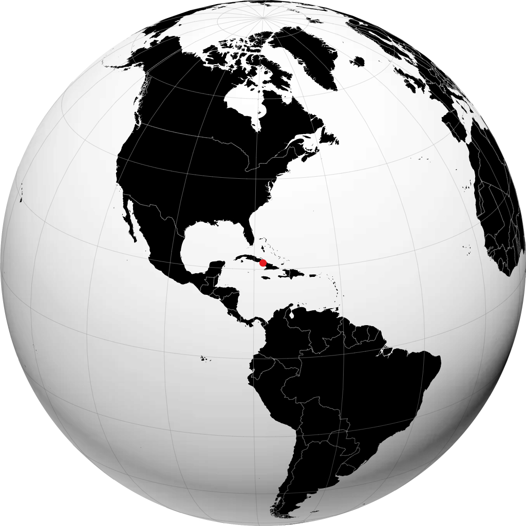 Camagüey kwenye globu