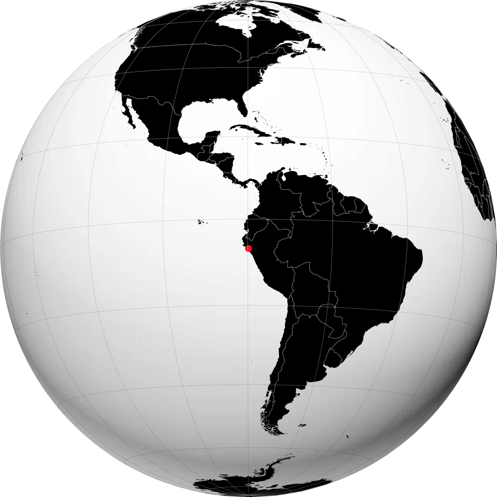 Chiclayo kwenye globu