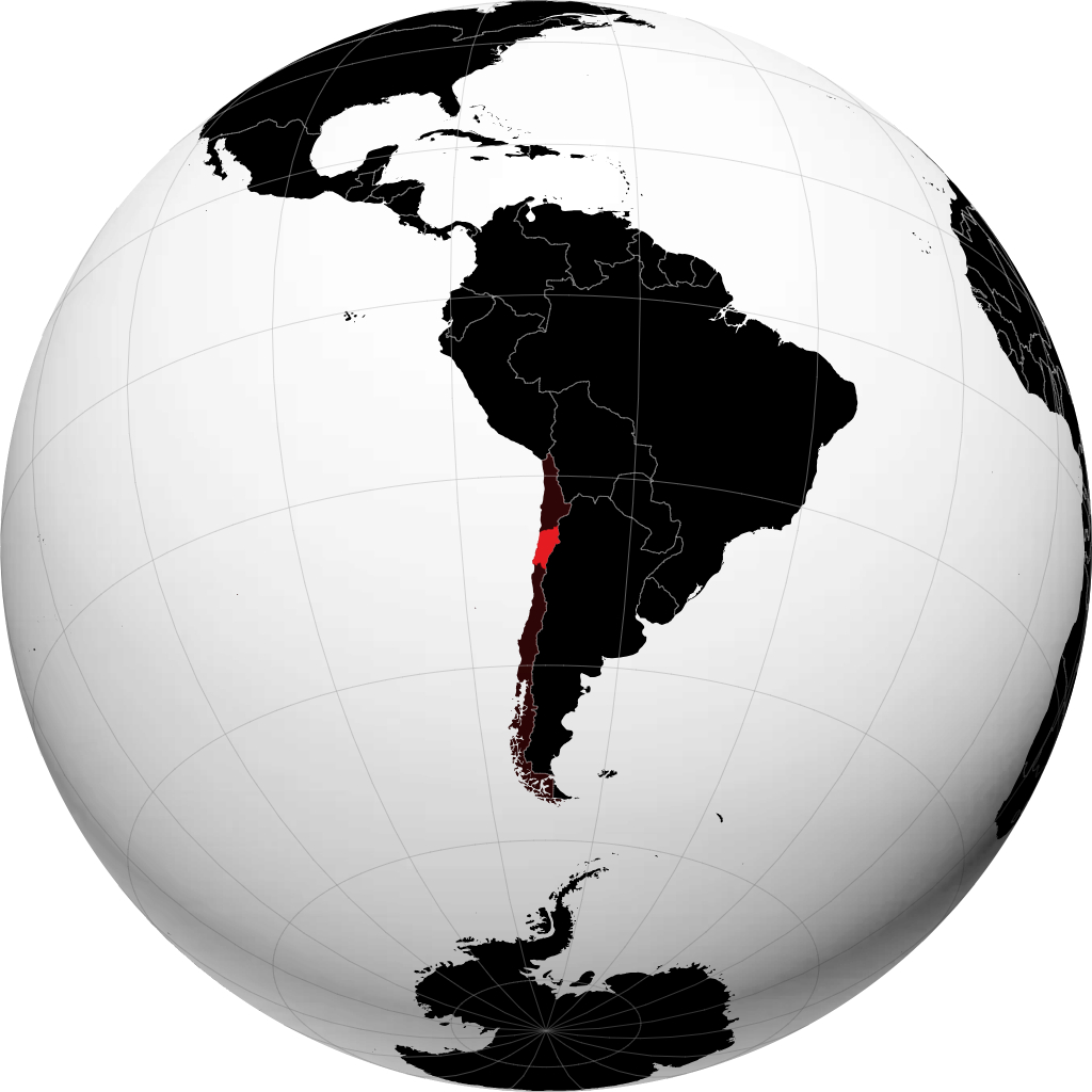 Atacama kwenye globu