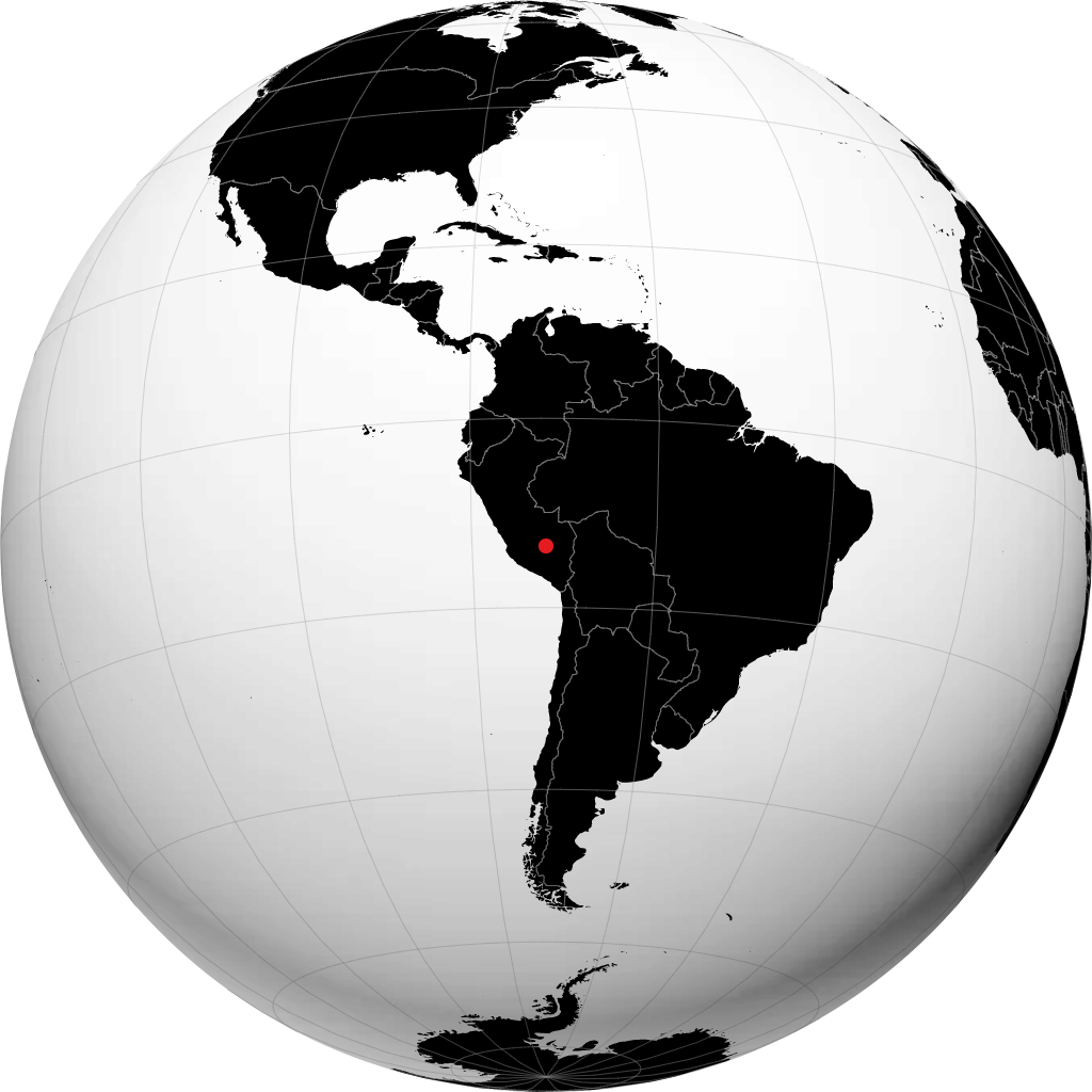 Cusco kwenye globu