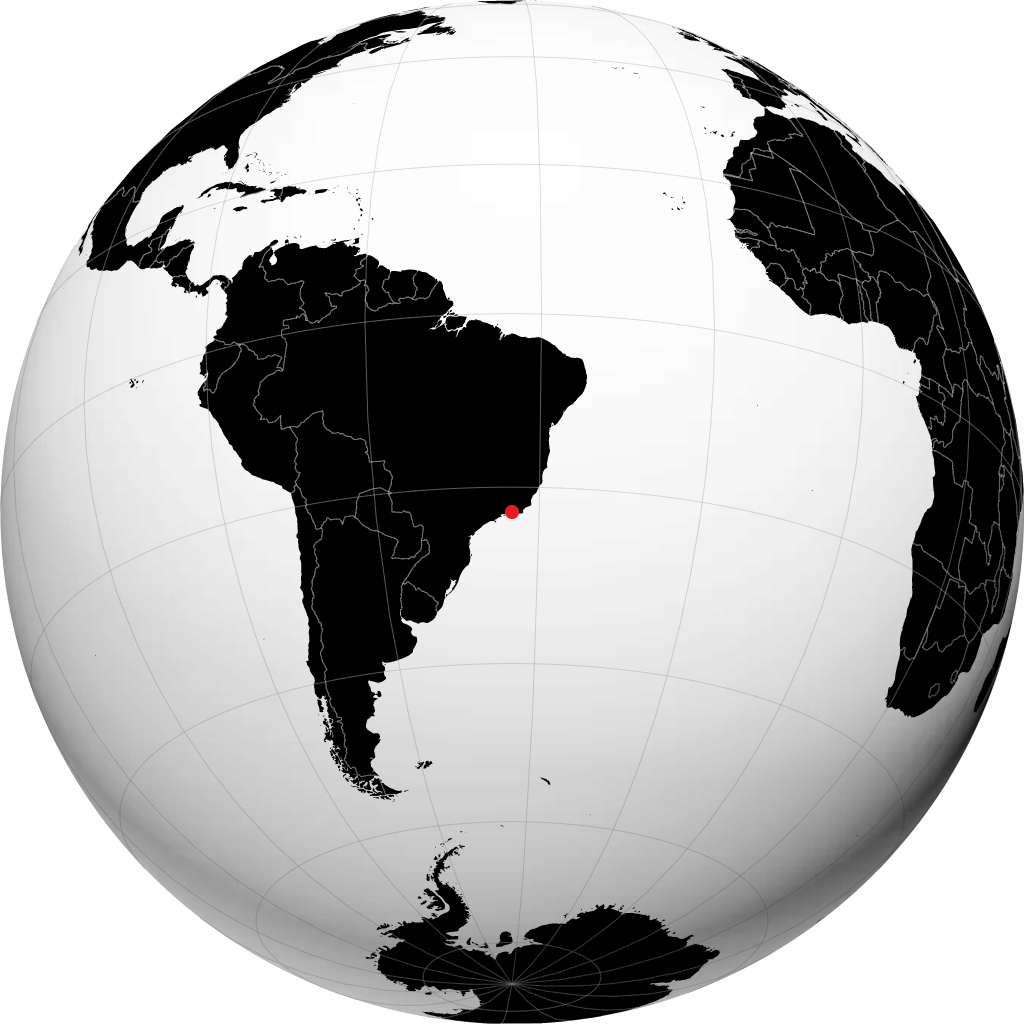 Duque de Caxias kwenye globu
