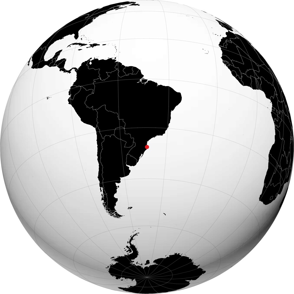 Florianópolis kwenye globu