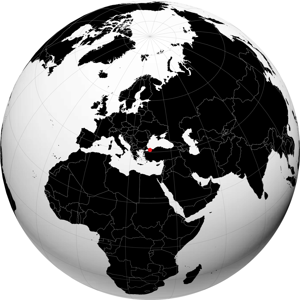 Gebze kwenye globu