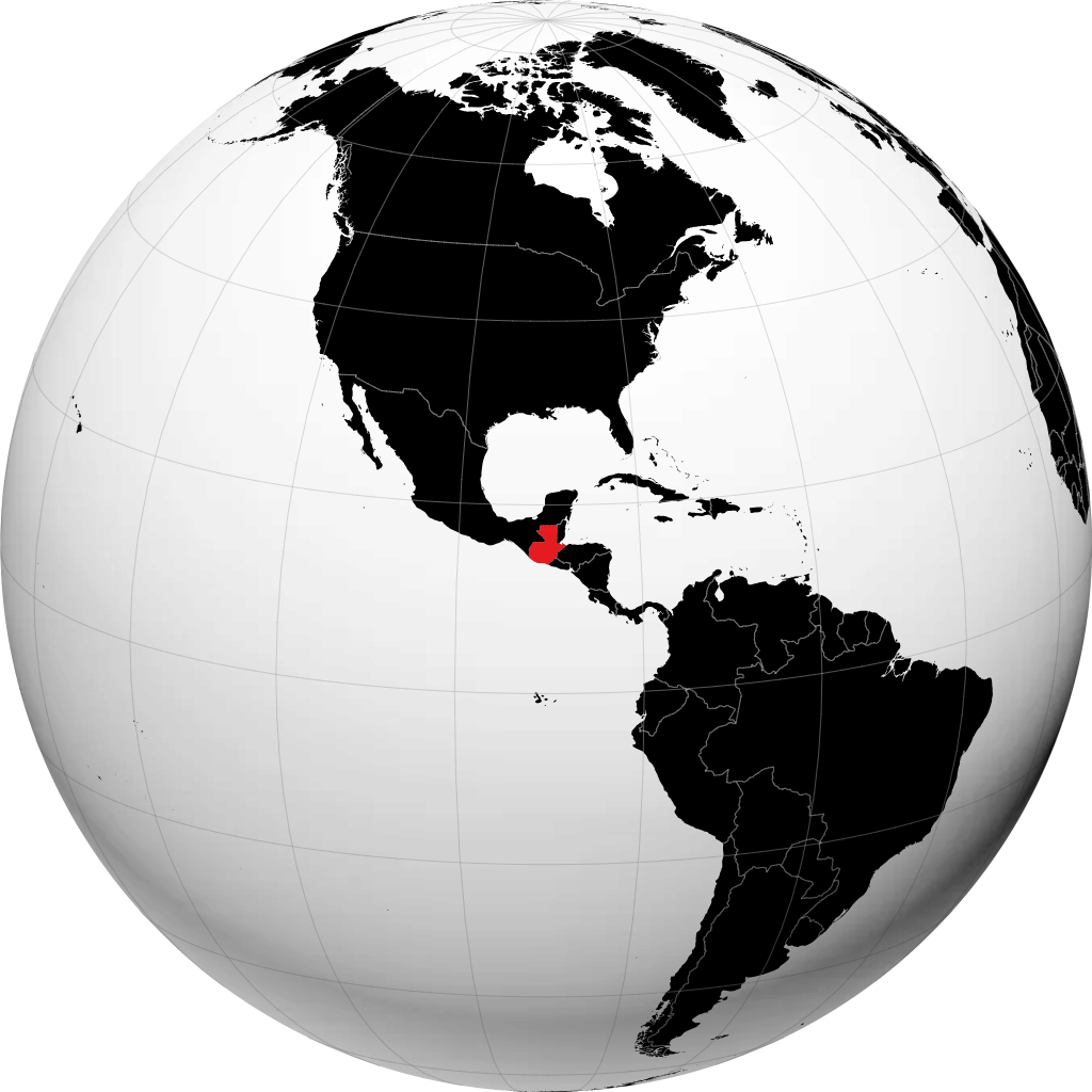 Guatemala kwenye globu