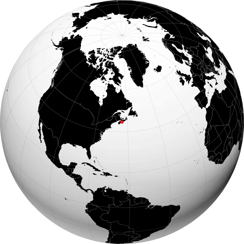 Halifax kwenye globu