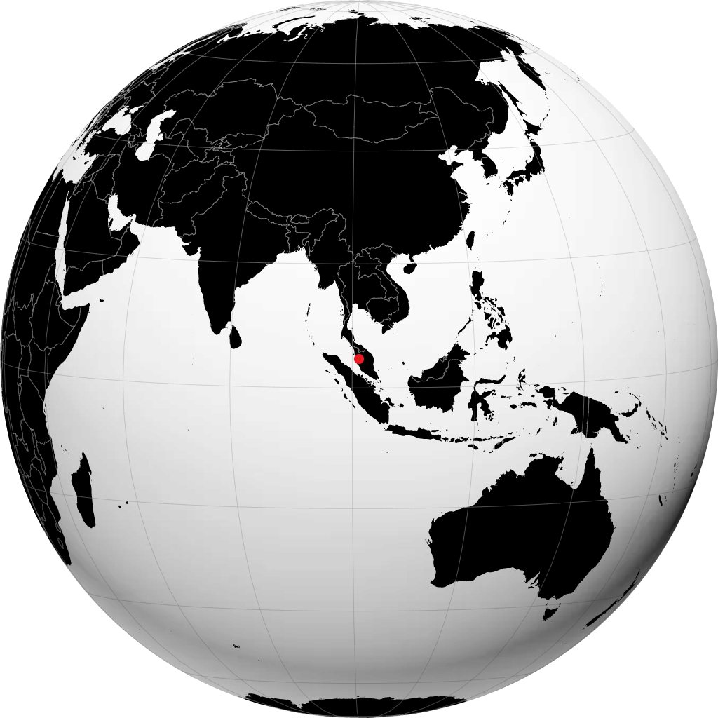 Ipoh kwenye globu