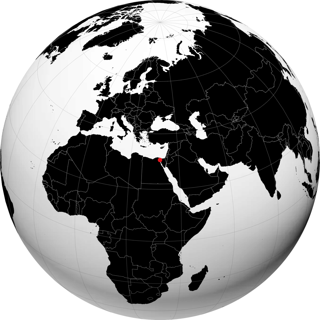 Ismailia kwenye globu