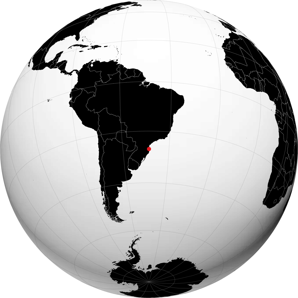 Itajaí kwenye globu
