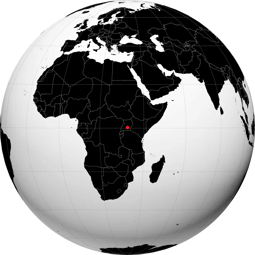 Kampala kwenye globu