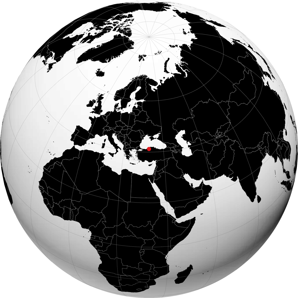 Karabük kwenye globu