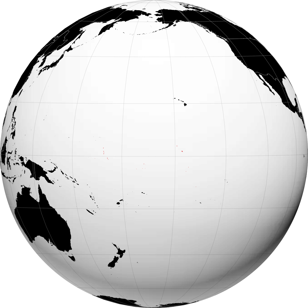 Kiribati kwenye globu
