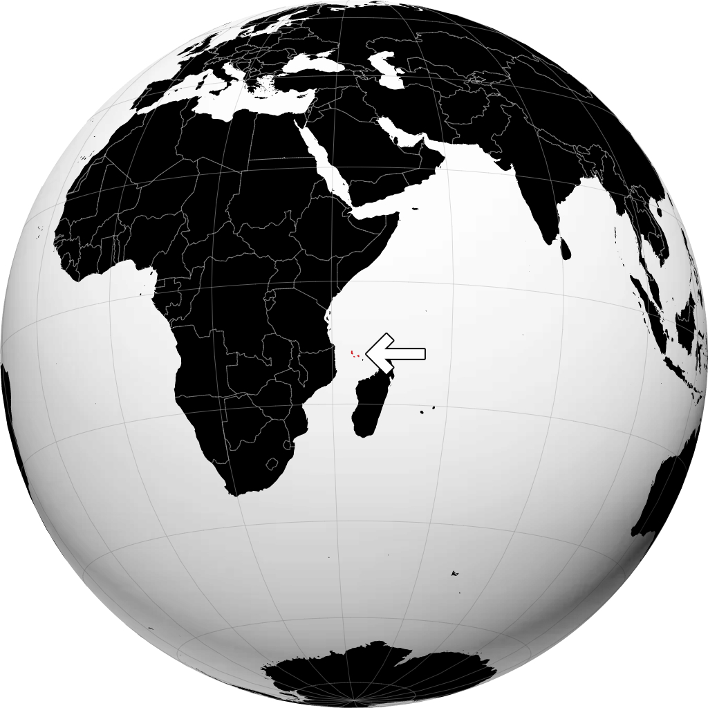 Komoro kwenye globu