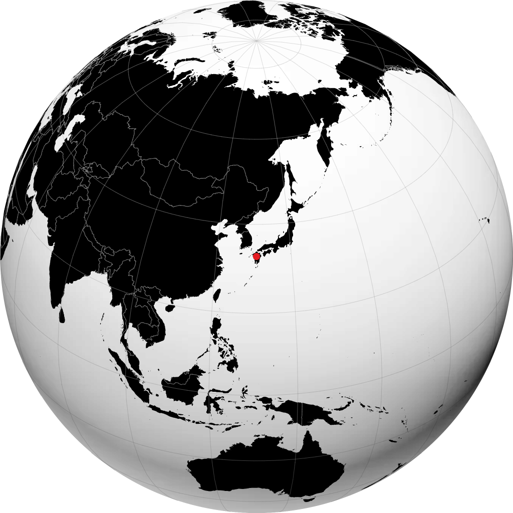 Kumamoto kwenye globu