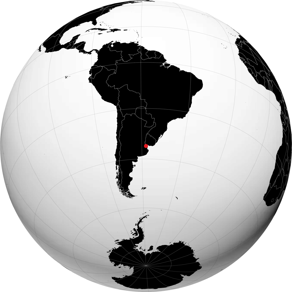 La Plata kwenye globu