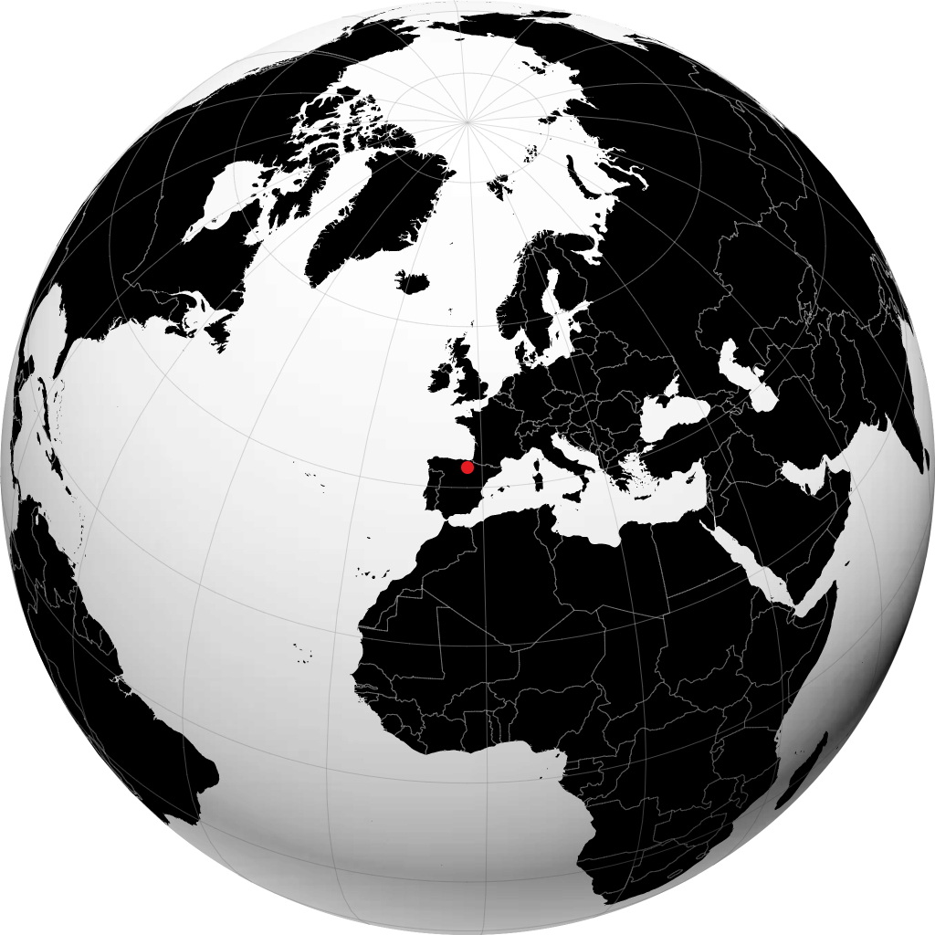 Logroño kwenye globu