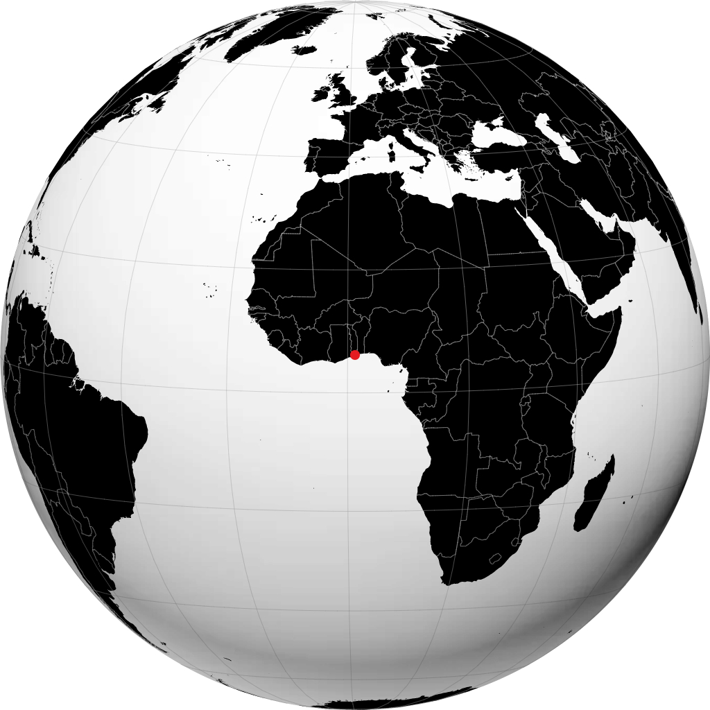 Lomé kwenye globu