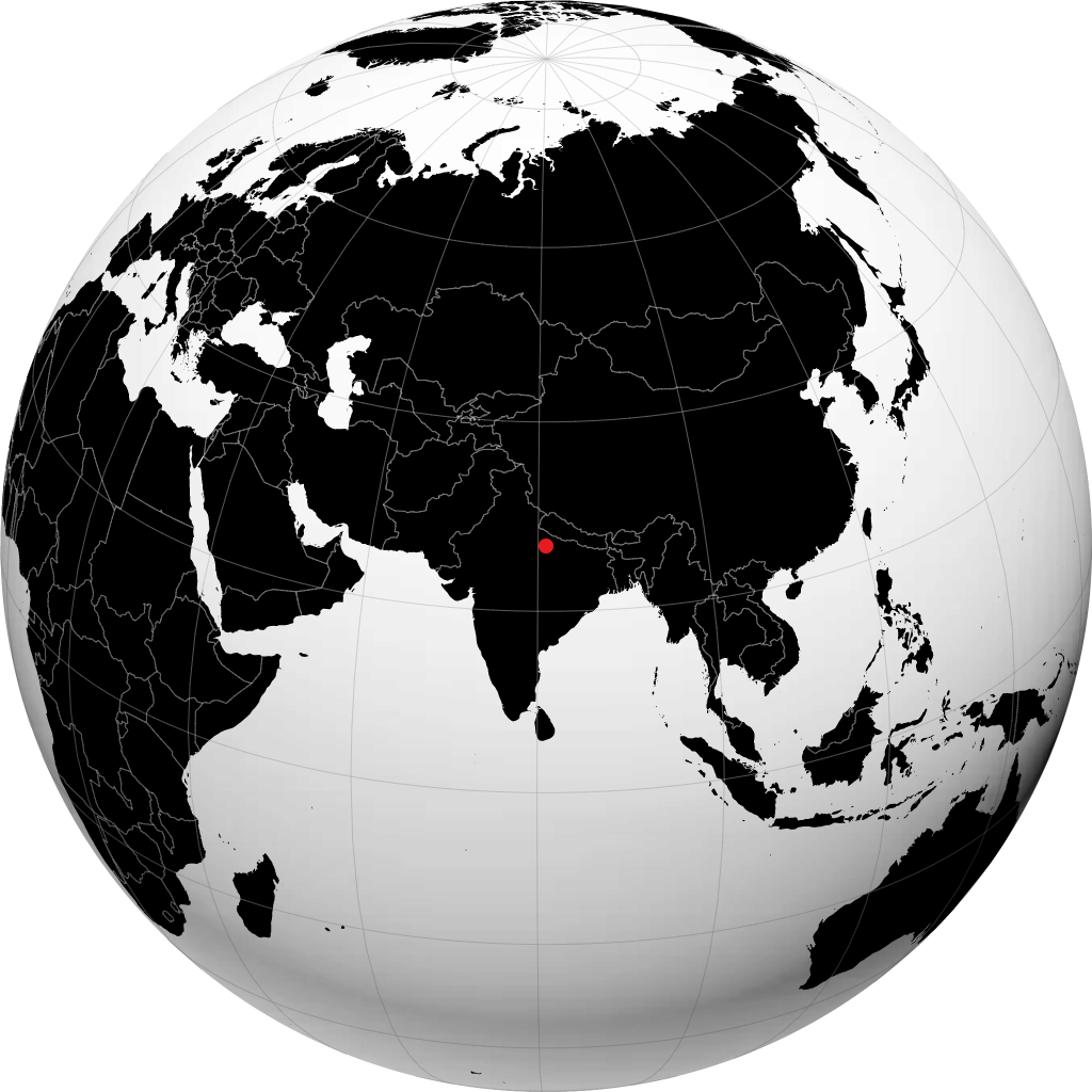 Lucknow kwenye globu