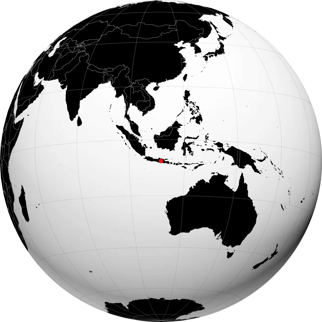 Madiun kwenye globu