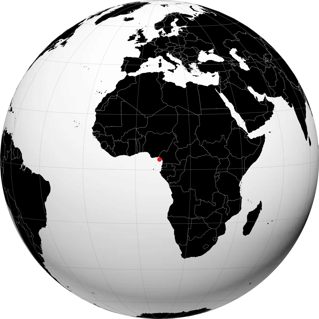 Malabo kwenye globu