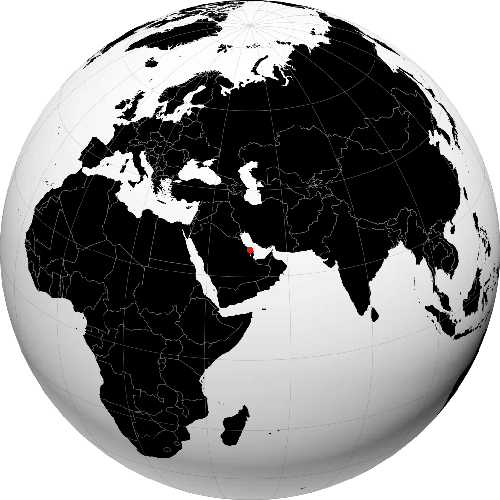 Manama kwenye globu