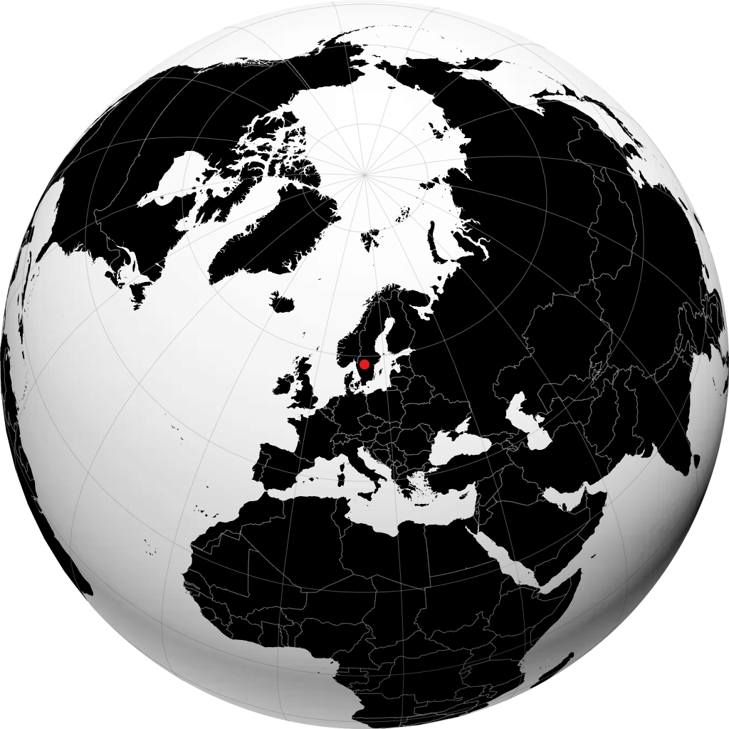 Mariestad kwenye globu