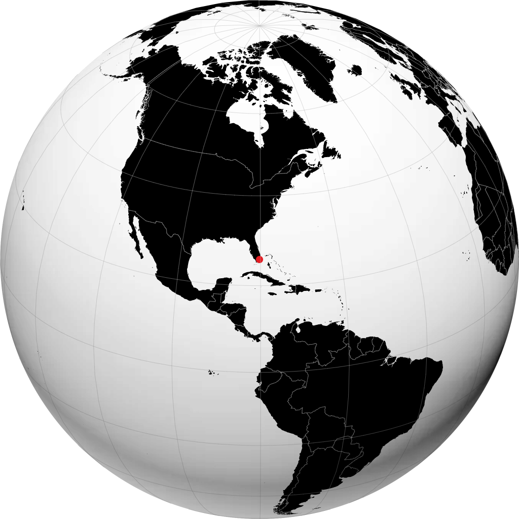 Miami kwenye globu
