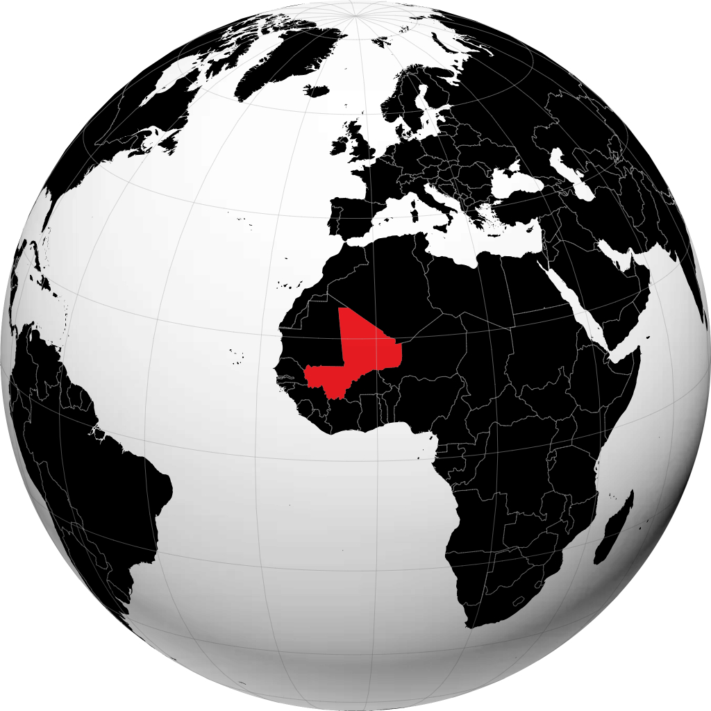Mali kwenye globu