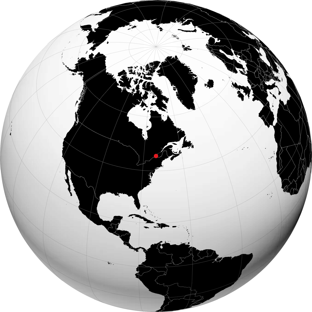 Montreal kwenye globu