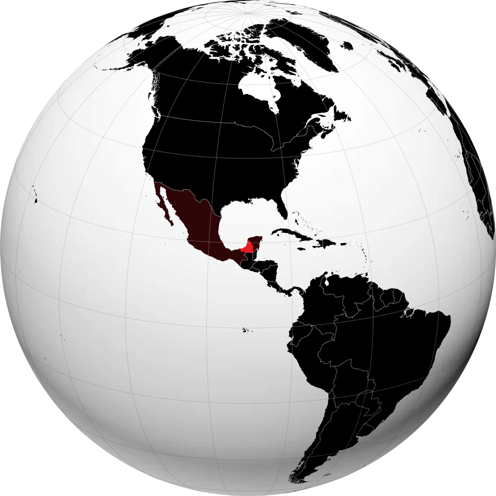 Jimbo la Campeche kwenye globu