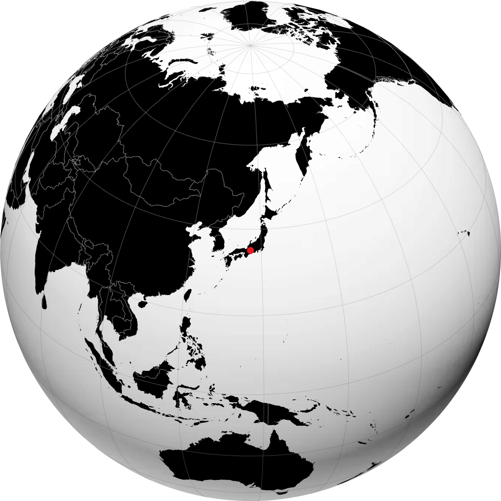 Nagoya kwenye globu