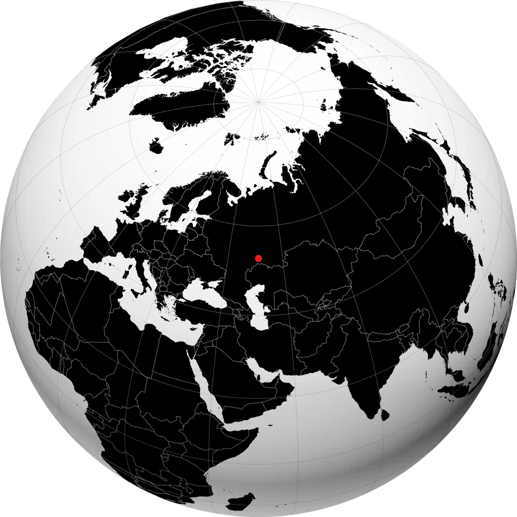 Neftegorsk kwenye globu