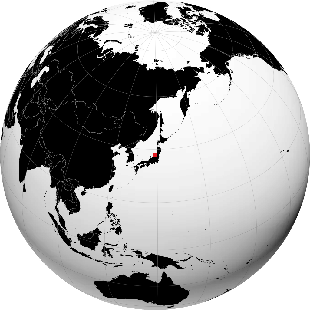 Niigata kwenye globu
