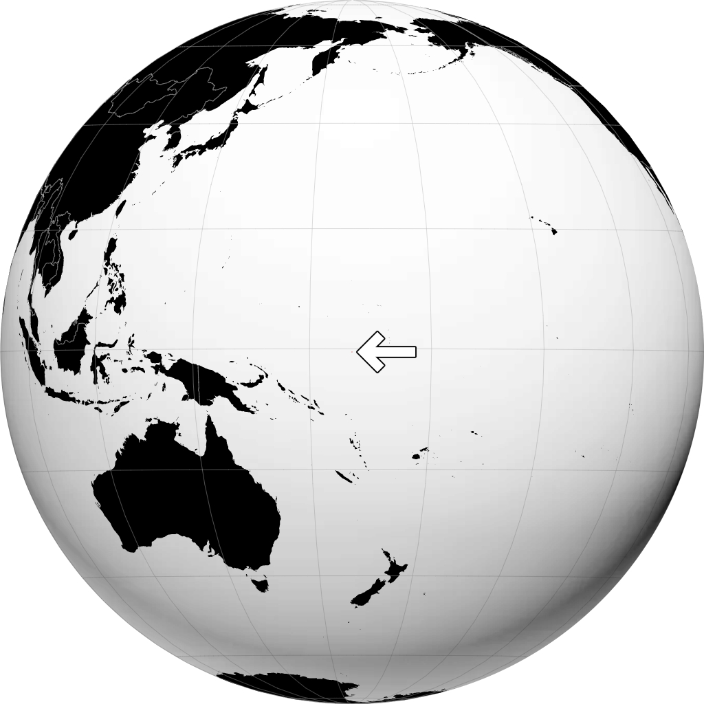 Nauru kwenye globu