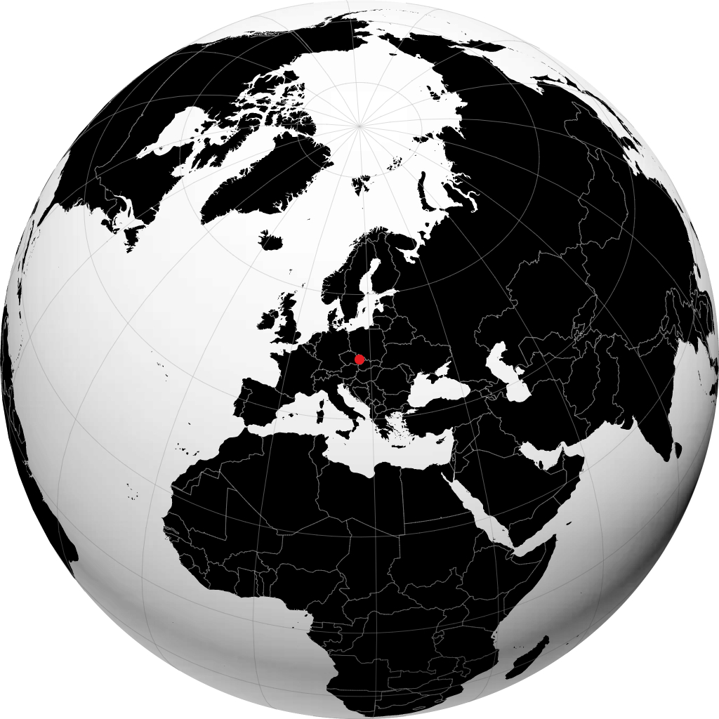 Olomouc kwenye globu