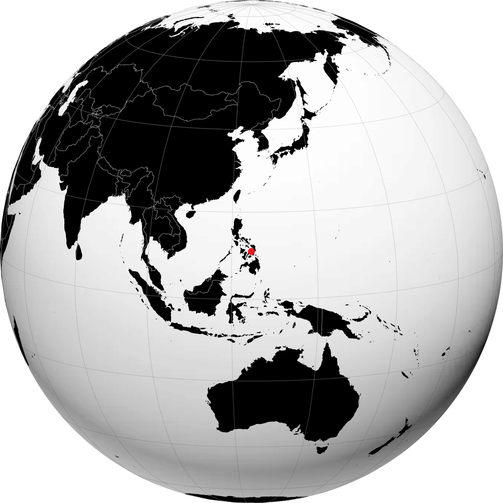 Ormoc City kwenye globu