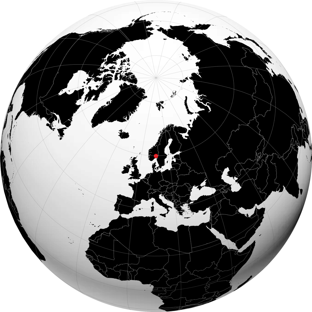 Oslo kwenye globu