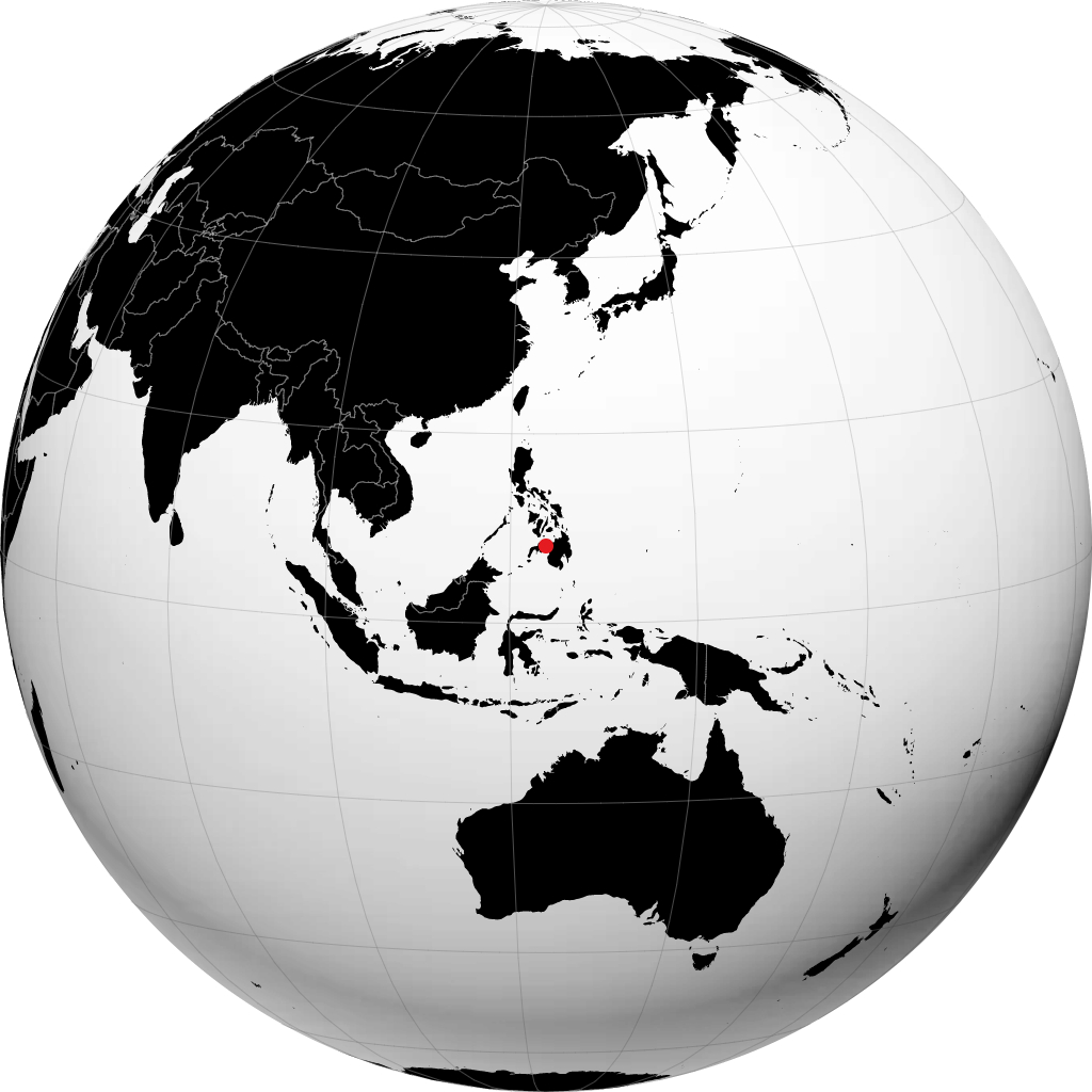 Ozamiz kwenye globu