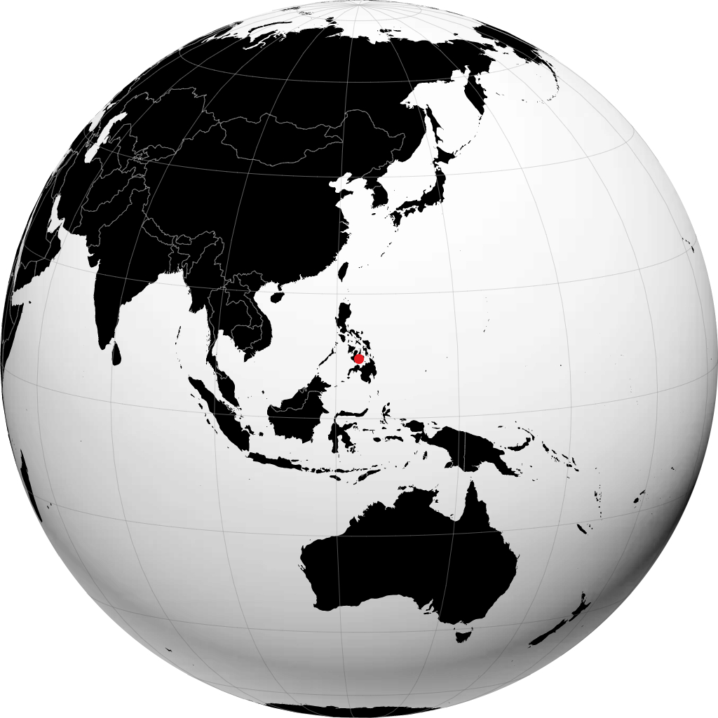 Panglao kwenye globu
