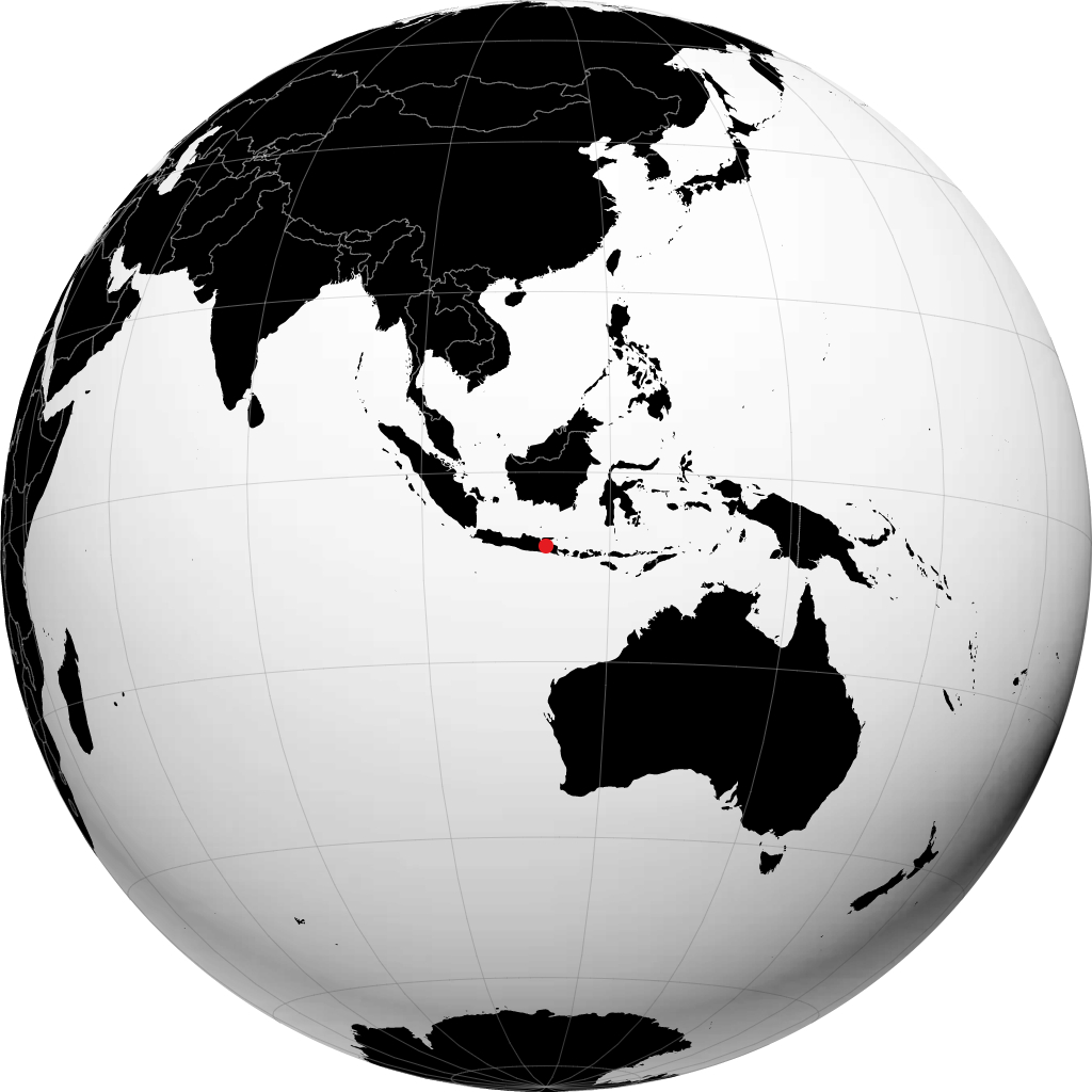 Probolinggo kwenye globu